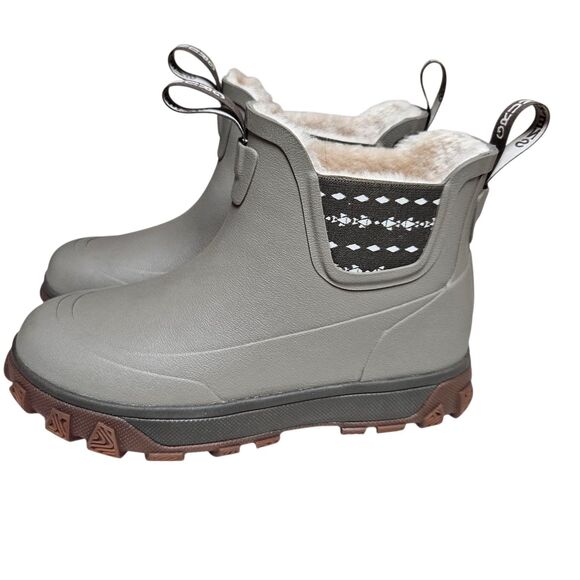 NEW Grundens Women's Deviation Sherpa Ankle Boot 60047 Silt Khaki Size 5 - Picture 2 of 7